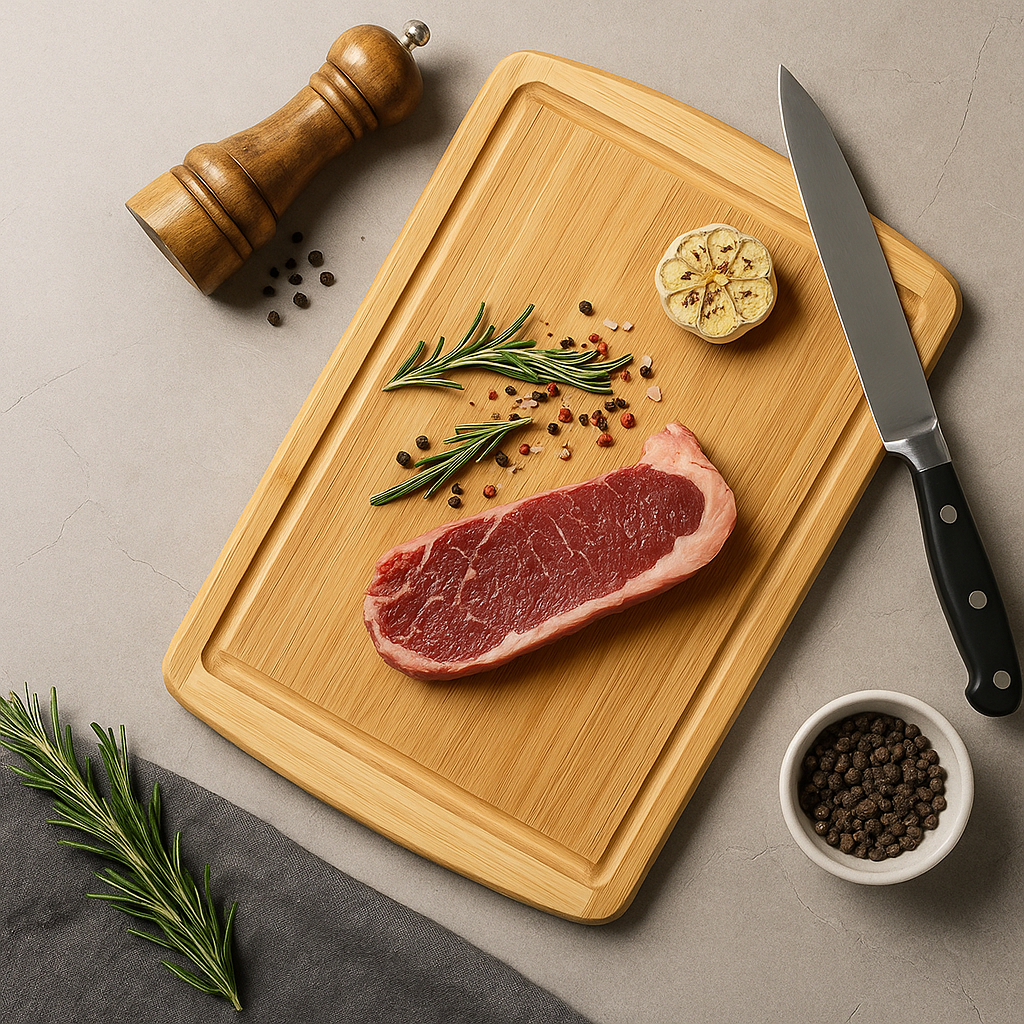 Premium Bamboo Cutting Board – Durable, Eco-Friendly & Elegant Kitchen Essential