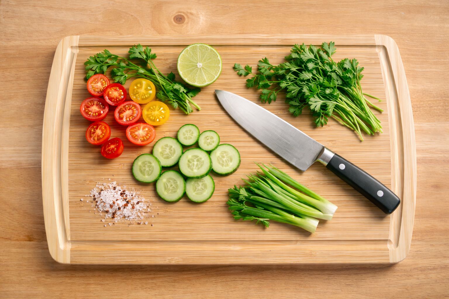 Premium Bamboo Cutting Board – Durable, Eco-Friendly & Elegant Kitchen Essential